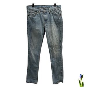 Levi's 511 34 X 32 Blue Straight Jeans Classic Style